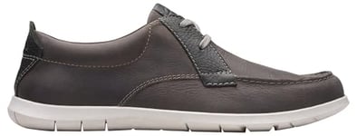 Clarks Homme Flexway Dentelle, Lea Gris Clair, 41.5 EU