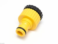 30 X QUICK FIX SNAP FIT GARDEN TAP TO YELLOW HOSE CONNECTOR WITH REDUCER TOOLS