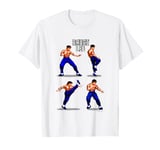 Bruce Lee Video Game Multiple Fighting Poses T-Shirt