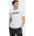 Adidas Adidas Essentials Single Jersey Linear Embroidered Logo Tee Urheilu WHITE / BLACK