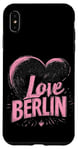 Coque pour iPhone XS Max Coeur rose I Love Berlin