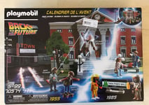 BOITE PLAYMOBIL PLAYMO CALENDRIER DE L'AVENT 70574 RETOUR VERS LE FUTUR MAIRIE