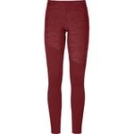 ORTOVOX Fleece Light Long Pants W Pantalon Femme, Mélange Sang foncé, S