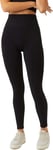 Björn Borg Women's Studio Seamless Rib Tights L, Black Beauty L female