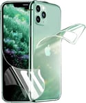 1 Paquet Avant Et Arrière Film Hydrogel Pour Iphone 11 6.1" Film De Protection Haute Sensibilité Antidéflagrant Protecteur D'écran Tpu Transparent Flexible