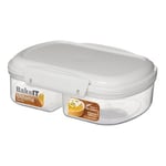 Sistema BAKE IT - 630 ml. split - hvid Sistema Bake it Oppbevaring av mat Kjøkken Hjem & Fritid