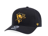 47Brand Pittsburgh Casquette Snapback avec motif pingouins Noir/jaune