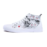 AKEDO x Pokémon 25th Anniversary White Signature High Top - UK 3 / EU 36