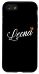 Coque pour iPhone SE (2020) / 7 / 8 Leona Custom Name - Leona for Women Kids Toddlers