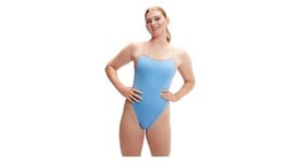 Maillot de bain femme speedo solid vback training bleu   orange