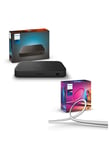 Philips Hue Play Gradient Lightstrip TV 75" & Sync box 8K bundle