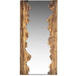 Norbe | Miroir Mural rectangulaire Lagan 140x70 | Miroir Mural Moderne | Miroir décoratif avec Cadre | Miroir avec Cadre en Bois | Grand Miroir rectangulaire Moderne