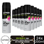 Lynx XL Anti-Perspirant 72-Hour Sweat Protection Deodorant 200ml, 24 Pack