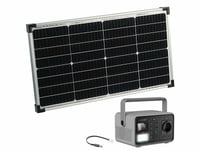 Batterie nomade 60 Ah avec panneau solaire 60 W et câble de connexion DC - Revo