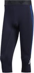 Adidas Men's Prime blue 3/4 Leggings - Size Medium