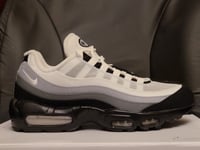 Nike Air Max 95 By You UK 10 EUR 45 Black White Wolf Grey DO7424 900