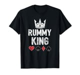 Rummy King Lucky Players Funny Rummy Card Game For Men T-Shirt