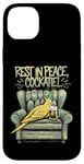 iPhone 14 Plus Drunk Cockatiel - Funny Cute Bird Beer Drinking Lover Case