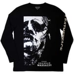 The Texas Chainsaw Massacre Unisex Adult Leatherface Back Print Long-Sleeved T-Shirt - XXL