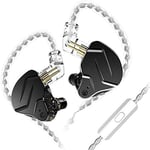 Écouteurs Intra-Auriculaires avec Double Pilote 1BA 1DD Filaires HiFi Sport Gaming Compatible avec téléphone et Tablette avec Coffret Cadeau