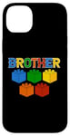 Coque pour iPhone 14 Plus T-shirt humoristique Brother Master Builder Bricks Blocks