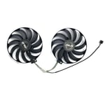 T129215SU FDC10U12S9-C 95MM 4PIN jas5700XT GPU Ventilateur de remplacement pour Bali Radeon Rx 5600 5700 Xt touristes Evo OC ventilateur graphique - Type 2 FAN