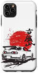 Coque pour iPhone 11 Pro Max Retro JDM Japan Domestic Market Drift Racing Car Legend