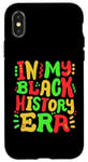 Coque pour iPhone X/XS In My Black History Era Retro Groovy African American Pride