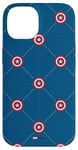 Coque pour iPhone 14 Marvel Captain America: Brave New World Shield Diamond Grid