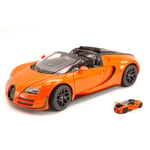 BUGATTI VEYRON 16.4 GRAND SPORT 2012 ORANGE 1:18 Rastar Auto Stradali Die Cast