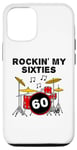 Coque pour iPhone 12/12 Pro Batteur 60e anniversaire, professeur de batterie