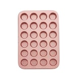 Wiltshire Rose Gold 24 Cup Muffin Tray, PFOA PTFE Free, Cupcake Mould, Non-Stick Coating, Rectangular Coated Baking Tin, Sheet Steel Bakeware, Carbon Steel, 38.7x26.2x2.1cm