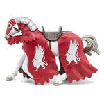 Papo- Cheval du Chevalier Griffon Le Monde Medieval Figurine, 39955