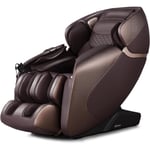 Fauteuil Massant Chauffant Électrique, Fauteuil de Massage Inclinable Rail sl Zéro Gravité 12 Modes & 5 Vitesses Rouleau Pieds Bluetooth Commande