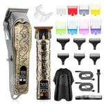 INN Tondeuse cheveux homme dndurance 6 heures professionnelle tondeuse barbe sans fil electrique pour enfants adultes avec 14