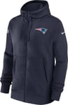 Nike New England Patriots Sideline Club Men's NFL Full-Zip Hoodie - Size 3XL