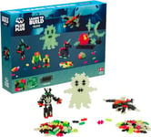 PLUS PLUS - Kit découverte Phosphorescent de 500 pièces - Jeu de Construction pour Garçons, Filles, Enfants dès 3 Ans - PP3928