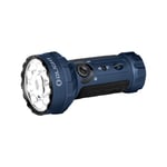 OLIGHT Marauder Mini Lampe Torche LED Ultra Puissante, 7000 Lumens Rechargeable RVB Lampe de Poche Tactique Militaire Puissante avec Projecteur et Diffuseur, IPX8 Étanche pour Camping(Bleu Nuit)