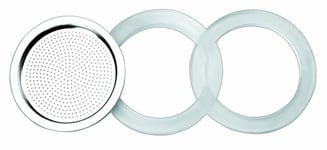 Ibili - Lot De 2 Joints en Silicone + 1 Filtre pour Cafetière Essential 10 Tasses