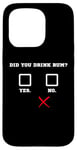 Coque pour iPhone 15 Pro Did You Drink Rhum – Humour amusant pour bar