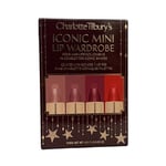 Charlotte Tilbury Iconic Mini Lip Wardrobe 4x 1.1g Lipsticks Set