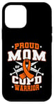 Coque pour iPhone 12 mini Ruban orange « Proud Mom Of A COPD Warrior »