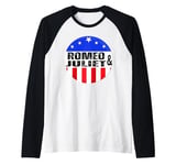 Romeo and Juliet political lover 2024 candidate Raglan Baseball Tee