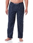 Emporio Armani Men's Emporio Armani Men's Trousers Yarn Dyed Woven Pyjamas Sweatpants, Navy/Rope Eagles, L UK