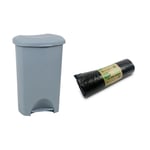 Addis Eco made from 100% plastic kitchen pedal bin 50l with 20 liners 518600ebay