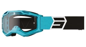 Masque vtt bmx shot assault 2 0 solar turquoise brillant