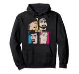 Jay & Silent Bob Clerks Group Shot Cartoon Character Panels Pullover Hoodie