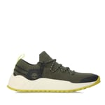 Timberland Mens Solar Wave Low Knit Trainer in Green Mesh - Size UK 7.5