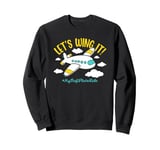 My First Plane Ride First Time Flying Airplane Sweatshirt