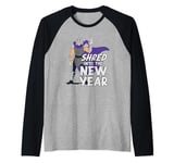 Teenage Mutant Ninja Turtles Shredder Shred the New Year Raglan Baseball Tee